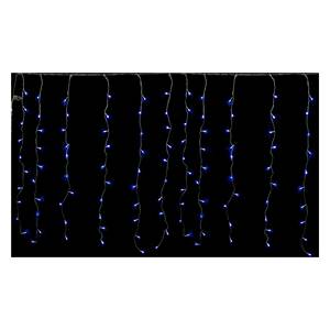 Cortina de Luces LED Transparentes de Color Blanco Frío para Navidad, 240 Luces IP44 D3741, 4+5m, Luces Articulables para Decoración - Product Image 1