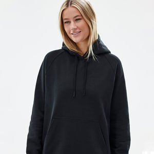 Sudadera con Capucha Extra Grande para Mujer, Estilo Urbano, Tejido de Felpa, Cortavientos, Ropa de Invierno - Product Image 5