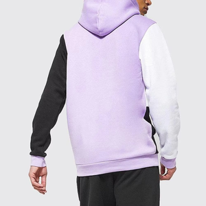 เสื้อฮู้ดดี้ผ้าฝ้ายสำหรับผู้ชายเสื้อมีฮู้ดผ้าคอตตอนสีพื้นไซส์ใหญ่พิเศษออกแบบโลโก้ได้ตามต้องการ - Product Image 5