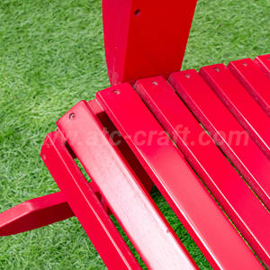 Silla de patio de madera Adirondack de alta calidad para ocio al aire libre capacidad de oscilación llamativa Muebles de Jardín perfectos - Product Image 5