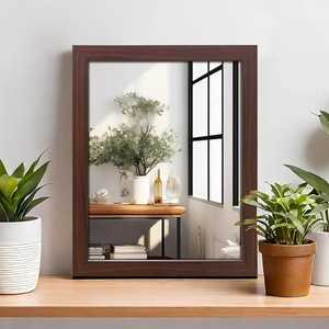 Miroir mural en bois fait main haut de gamme Déclaration vintage élégante pour intérieurs haut de gamme - Product Image 1