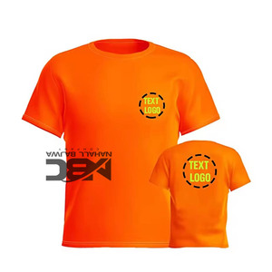 Camisetas DE SEGURIDAD reflectantes de alta visibilidad Logotipo personalizado Hi Vis Camiseta de trabajo de manga corta para hombres. - Product Image 1
