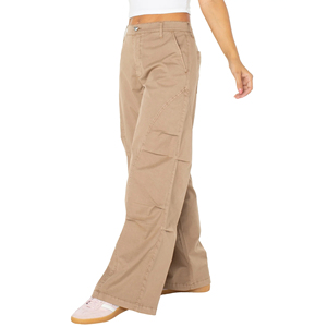 กางเกงสตรีทแฟชั่นกางเกงขาตรงคาร์โก้หลายกระเป๋าเอวสูงบางทรงหลวมพอดีตัวกางเกงคาร์โก้ผู้หญิง - Product Image 2