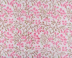 Verde Rosa Taffy Pickle Floral bloque de mano impreso tela de algodón puro por yarda ropa de mujer vestidos cortinas cubierta de niños - Product Image 5