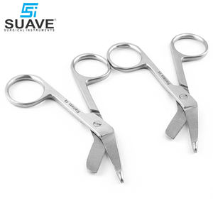 SUAVE INSTRUMENTS DE CHIRURGIE 5.5 cm Ciseaux à pansement chirurgical de haute qualité pour infirmières médicales en acier - Product Image 3