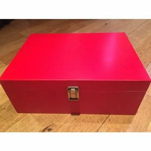 Boîte en bois rouge Vente chaude Cadeaux et artisanat Boîtes en bois Panneaux muraux fabriqués en Inde - Product Image 5