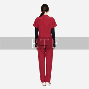 Uniforme Médico Unisex Personalizado, Transpirable e Impermeable, Talla Grande XL, Blusa de Enfermera de Manga Corta, Traje Jogger, Estilo Informal para Otoño - Product Image 2