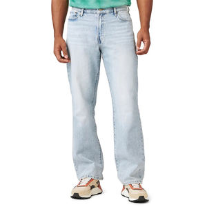 Vente en gros Pantalon en jean extensible classique pour homme, confortable, léger, moyen, personnalisé, style décontracté, très vendu à la mode - Product Image 1