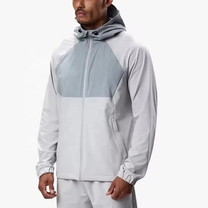 Chaqueta Deportiva Cortavientos con Logotipo Personalizado OEM, MOQ Bajo, Proveedor de Ropa Deportiva Ligera, Conjunto de 2 Piezas, Chaqueta Cortavientos - Product Image 1