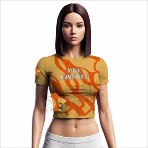 T-shirts courts pour femmes en matière durable de qualité supérieure, résistants, pour adultes, marque privée - Product Image 1