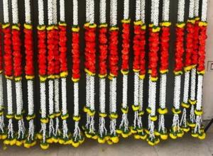 Guirnaldas Mogra con guirnaldas de flores de caléndula para decoración de boda telón de fondo de escenario de alta calidad para decoración Nikah boda Punjabi - Product Image 2