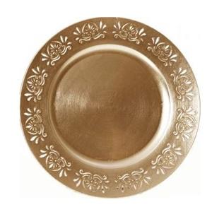 Producto de tendencia superior, plato cargador para servir alimentos, cena, Decoración de mesa, plato cargador hecho a mano, restaurante, Catering usado - Product Image 4