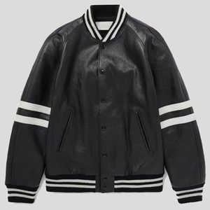 Top Design 100% Chaqueta de cuero de alta calidad para hombres Manga completa con forro de piel Personalizable Precio razonable para el invierno - Product Image 1