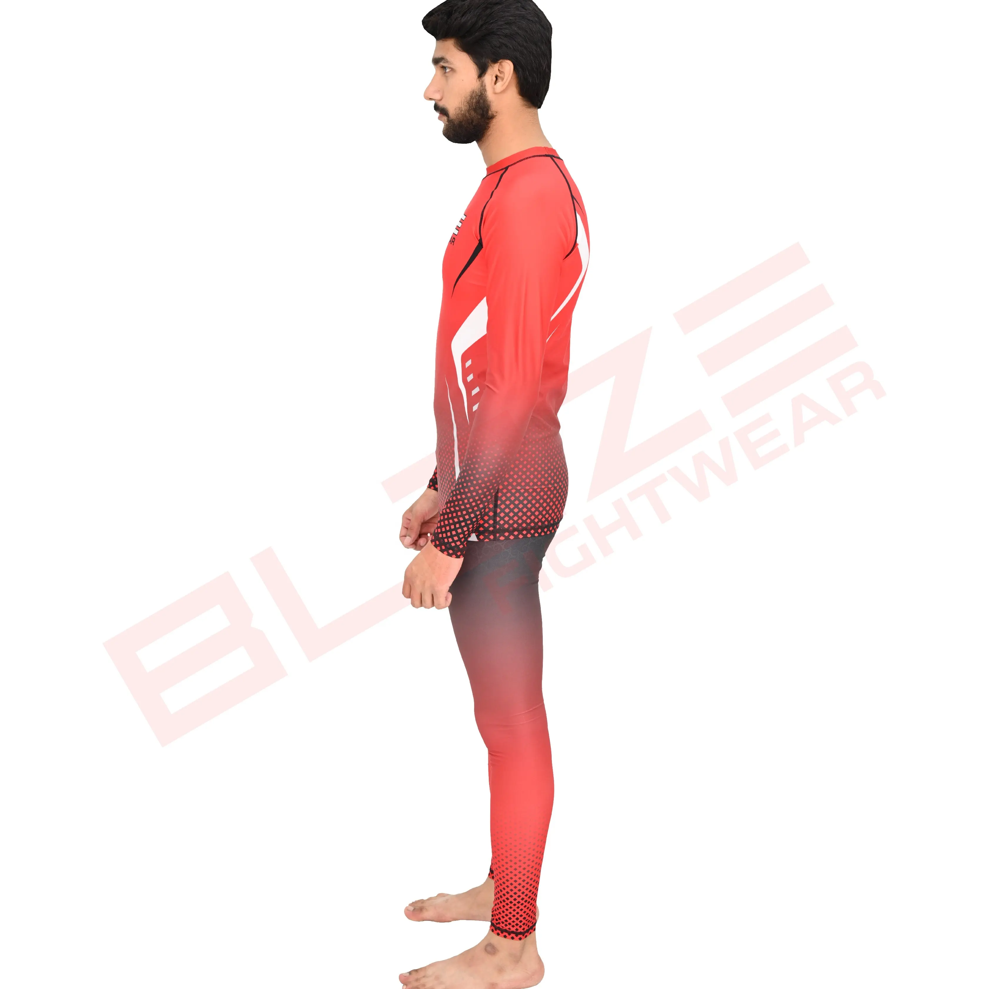 Nuove uniformi di compressione rashguard dal design personalizzato per prestazioni migliorate set di allenamento leggero compresseion pant biker