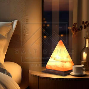 Lámpara de Sal del Himalaya Tallada de Alta Calidad, con Tacto Real, para Decoración del Hogar y Relajación, Iluminación Cálida - Product Image 2