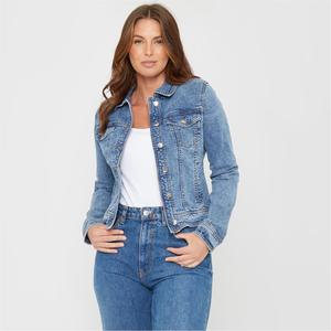 Vestes en jean pour femmes camionneuses, femmes 2024, utilitaire, coupe courte, jean surdimensionné, vêtements d'extérieur, veste en jean noire, chemise, vestes en jean et denim - Product Image 5