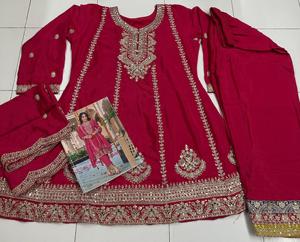 <b>Top</b> Quality Premium Chinon With <b>Sequins</b> And Mirror Embroidery Salwar Suit Woman Fashion From India At Wholesale Rate - Product Image 6