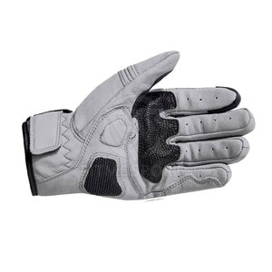 Gants de motocross de protection pour hommes avec conception complète des doigts et gants de motocross toutes saisons en tissu respirant avec ajustement flexible - Product Image 6