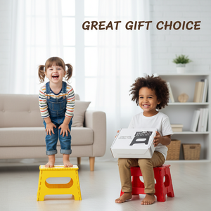 كرسي بلاستيكي قابل للطي بسعة 300 رطل للمطبخ والحمام والاستخدام المنزلي، خفيف الوزن وصغير الحجم وقابل للطي - Product Image 1