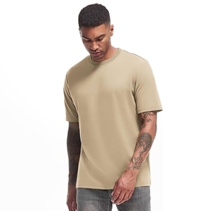 Camiseta de algodón 100% para hombre, estampado personalizado, patrón sólido en blanco liso, camiseta pesada de alta calidad - Product Image 2