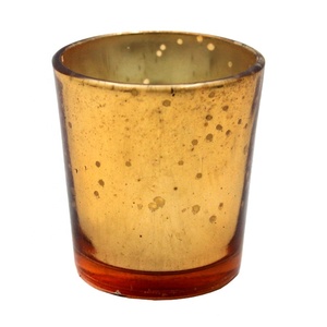 En gros En Vrac Antique Couleur Argent Verre Matériel Fabriqués À La Main Forme Ronde De Noël Et Fête Votive Titulaire Main - Product Image 5