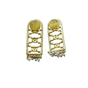 ต่างหูแบบติดหู คอลเลคชั่นล่าสุด ชุบทอง ประดับด้วยหินด้าน คุณภาพดี ทำจากทองเหลือง แฟชั่นทันสมัย เหมาะสำหรับผู้หญิงและเด็กผู้หญิง - Product Image 5