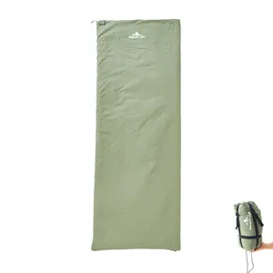 Saco de dormir ultra leve OEM para acampar saco de dormir único de emenda 3 estações