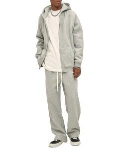 Custom Blank <b>Plain</b> Heavyweight Streetwear Men Customized Zipper <b>Tracksuits</b> OEM Serviced Comfortable Size Zipper <b>Tracksuits</b> - Product Image 1