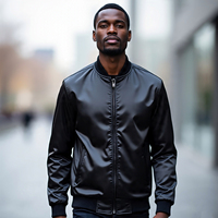 Blouson Bomber MA1 Léger et Coupe-Vent de Haute Qualité pour Homme – Veste d'Hiver Tendance en Satin Style Baseball avec Fermeture Éclair Intégrale