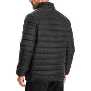 Veste matelassée imperméable pour homme, veste d'hiver matelassée de créateur, veste gonflée en polyester vert, veste matelassée personnalisée pour homme, vêtements d'extérieur - Product Image 6