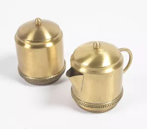 Pot à sucre martelé bouteilles de chambre à coucher conception simple articles de boisson sains luxueux bouteille en acier cuivre qualité de vente durable - Product Image 2