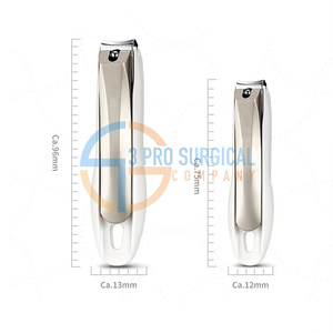 Coupe-ongles 3PRO 2023 en acier inoxydable de grande taille pour les doigts - Product Image 5