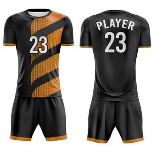 Uniforme de Fútbol Personalizado al por Mayor, Equipación de Fútbol con Estampado Digital, Pantalones Cortos de Fútbol de Secado Rápido y Transpirables, Camiseta de Fútbol para Partido - Product Image 3