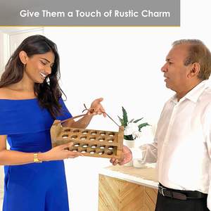 ที่ใส่ไข่สำหรับตู้เย็นและเคาท์เตอร์2ที่เป็นไม้แบบวางซ้อนกันได้สำหรับไข่อีสเตอร์24หรือเก็บไข่ - Product Image 5