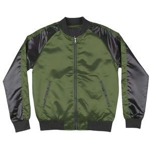 แจ็กเก็ตผ้าซาตินสำหรับผู้ชายเสื้อแจ็กเก็ตผ้าซาตินแขนยาวเข้ารูปสำหรับฤดูหนาวดีไซน์ใหม่ล่าสุด - Product Image 1