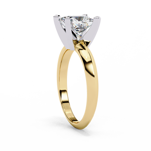 Princess cut Lab Grown Diamond Rings 3.00 Carat E/F color VVS2 Lab Grown IGI Certified Diamonds 14k 18K <b>Solid</b> Gold Fine Rings - Product Image 6