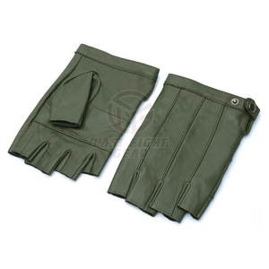 Premium <b>Fingerless</b> <b>Leather</b> <b>Gloves</b> With Smooth Finish And Breathable Material Lightweight <b>Fingerless</b> <b>Leather</b> <b>Gloves</b> - Product Image 3