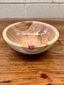 Handmade Resin and <b>Wood</b> <b>Bowl</b> Decorative Serving Salad <b>Fruit</b> Wooden Resin Dish Rustic Kitchenware Handmade Centerpiece <b>Bowl</b> - Product Image 3