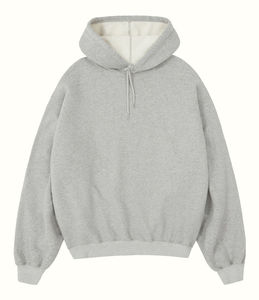Prix responsable Logo personnalisé Conception Épaule tombante Surdimensionné Sans Poche Pull à capuche Hommes Coton lourd pour l'hiver - Product Image 1