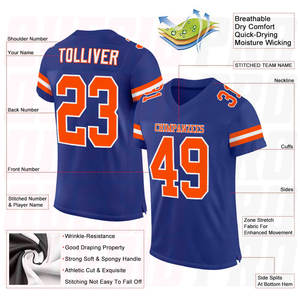 Wholesale American Football Jersey Custom Sportswear Fully Customized Sublimation Embroidery Stitched Jerseys Clubs Teams <b>Fans</b> - Product Image 5