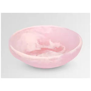 Elegante cuenco de resina azul con acabado mate, perfecto para ensaladas, nueces y más artículos de comedor de primera calidad para hoteles y restaurantes - Product Image 5