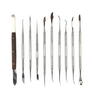 Surtechs - Juego de 10 Cuchillos Manuales de Acero Inoxidable para Tallar Cera, Instrumentos Quirúrgicos para Laboratorio Dental - Product Image 5