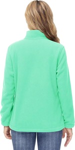 เสื้อกีฬาแขนยาวผ้าโพลีเอสเตอร์สำหรับผู้หญิงเสื้อกีฬาแขนยาวรูดซิปทรงเข้ารูปเสื้อสวมหัวผ้าโพลีเอสเตอร์เสื้อกอล์ฟกลางแจ้งสำหรับฤดูใบไม้ร่วง - Product Image 5