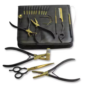 Kit de pinces d'extensions de cheveux professionnelles les plus vendues pince d'extension de cheveux en acier inoxydable de nouvelle arrivée de vente chaude - Product Image 2