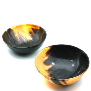 <b>Natural</b> Buffalo Horn Food Pasta Bowl <b>Best</b> Polished Customize Packing with <b>Best</b> Sale for Table Decor Parties - Product Image 2