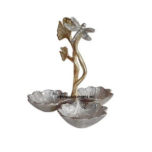 Steel Chocolate Bowl Nice Quality Handmade <b>Sweet</b> Bowl Round Shape Designer Wholesale Metal Chocolate Bowl - Product Image 3