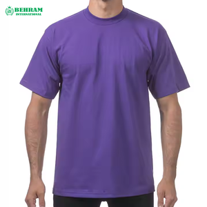 Camiseta Casual para Hombre, 100% Algodón, Cuello Redondo, Corte Regular, Diseño Liso, Ecológica - Product Image 5