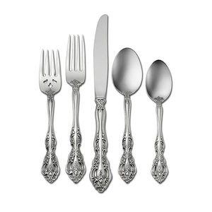 Unique Cutlery Set Stainless Steel Silver Finished Spoon Set With Gold Finishing Antique Designing Handle With Set of 3 Pcs - Product Image 2