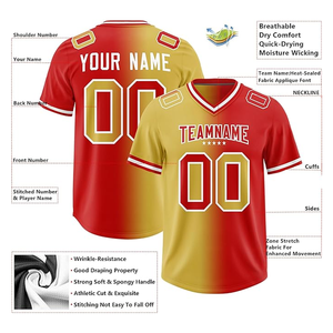 เสื้อฟุตบอลอเมริกันแบบพรีเมี่ยมใหม่ชุดสวมใส่ที่จำเป็นสำหรับแฟนกีฬาและผู้เล่นที่มีเทคนิคการพิมพ์ - Product Image 3