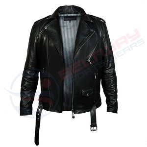 Chaqueta de cuero para hombre más vendida personalizada de buena calidad, chaqueta de cuero del fabricante 2024, nueva chaqueta de cuero informal para hombre - Product Image 2
